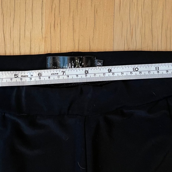 SYMPLI Canada Size 10 Pants Jersey Knit Black Cuff Crop Pull On Straight Leg - Picture 3 of 8